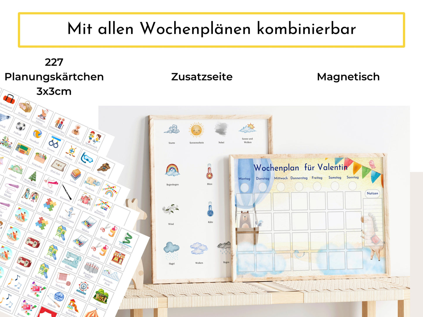 Personalisierte Morgenroutine und Abendroutine "Ballett", Sofort-Download, 60 Routinekarten, Montessori Routineplan von Familie Nordstern