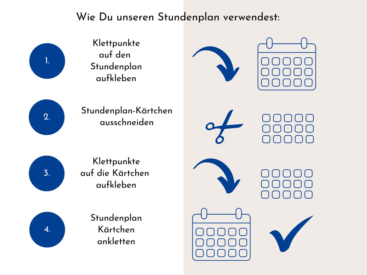 Stundenplan "Himmel und Erde" mit 70 Schulfach Kärtchen, personalisiert, Stundentafel laminiert abwischbar magnetisch, Geschenk Einschulung