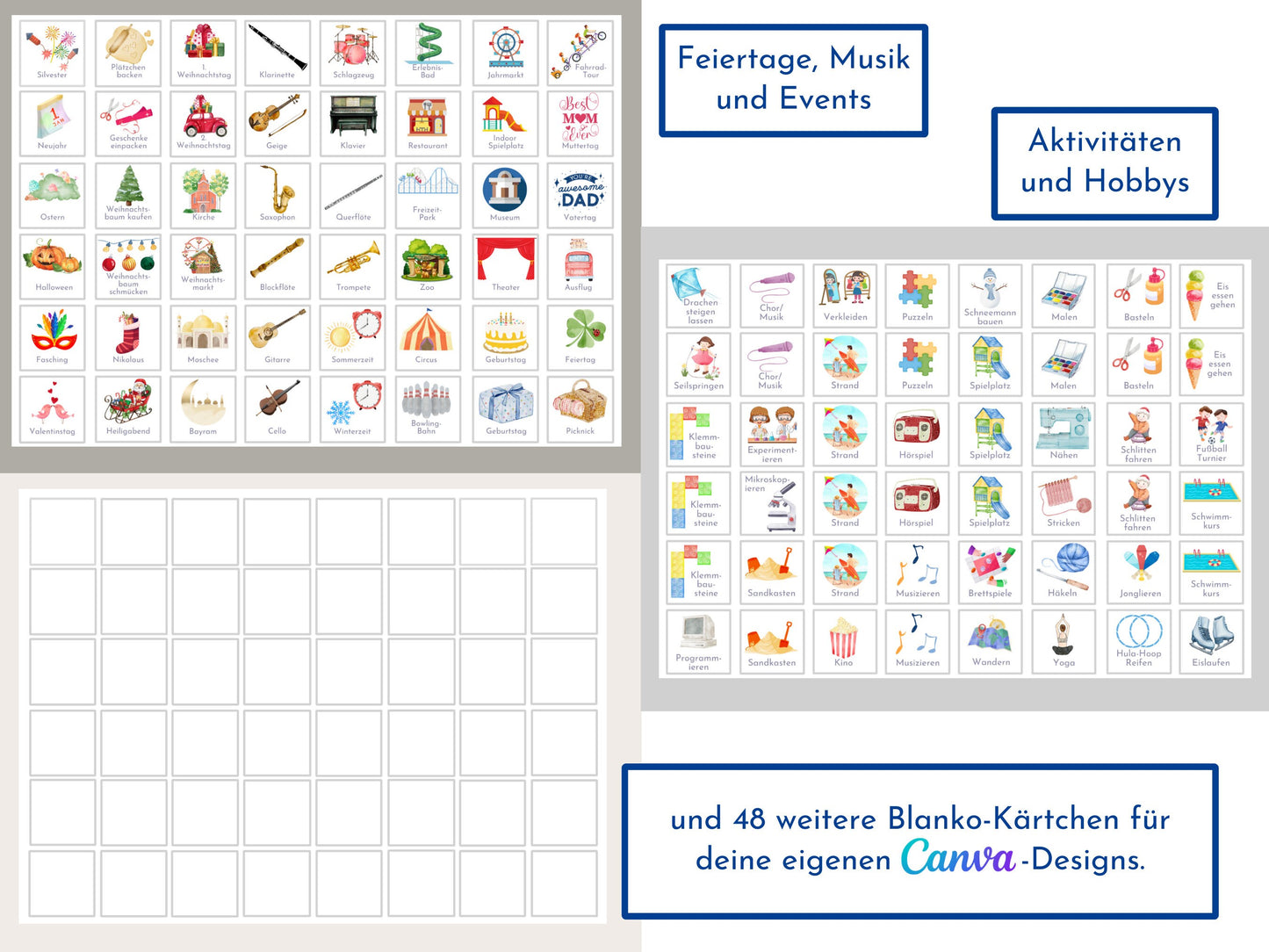 Personalisierter Wochenplan "Montessori" für Kinder und Jugendliche, 288 Routine Karten, PDF Sofort-Download, Routineplan nach Montessori