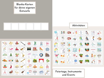 Wochenplan "Baustelle" mit Name personalisiert, 246 Routine Karten, laminiert, magnetisch, Montessori Routineplan mit Bildkarten für Kinder