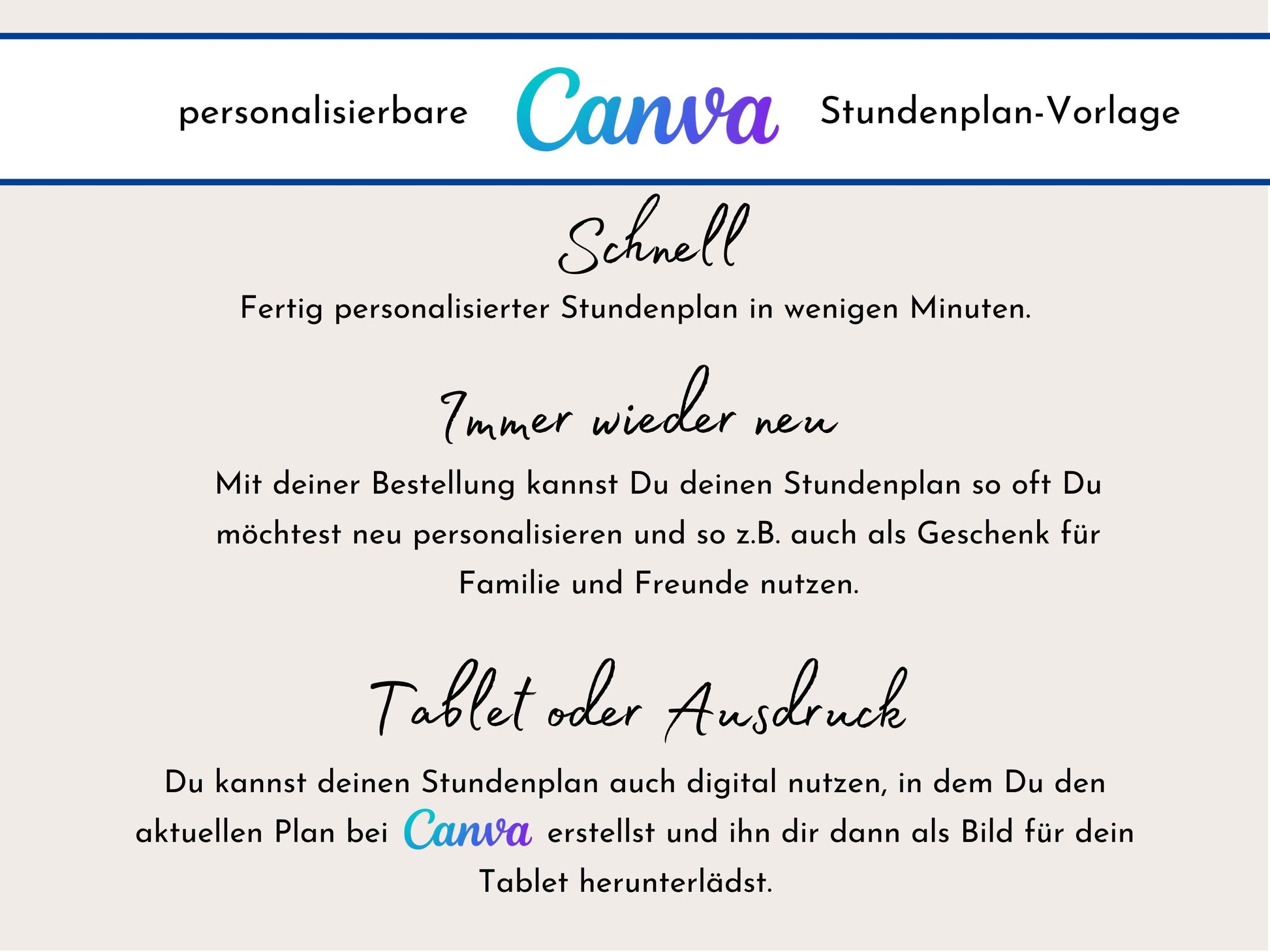 Stundenplan mit Namen personalisiert Tagesplan Schule Sofort-Download PDF Stundenplan Kinder Geburtstagsgeschenk zum Verschenken Wochenplan